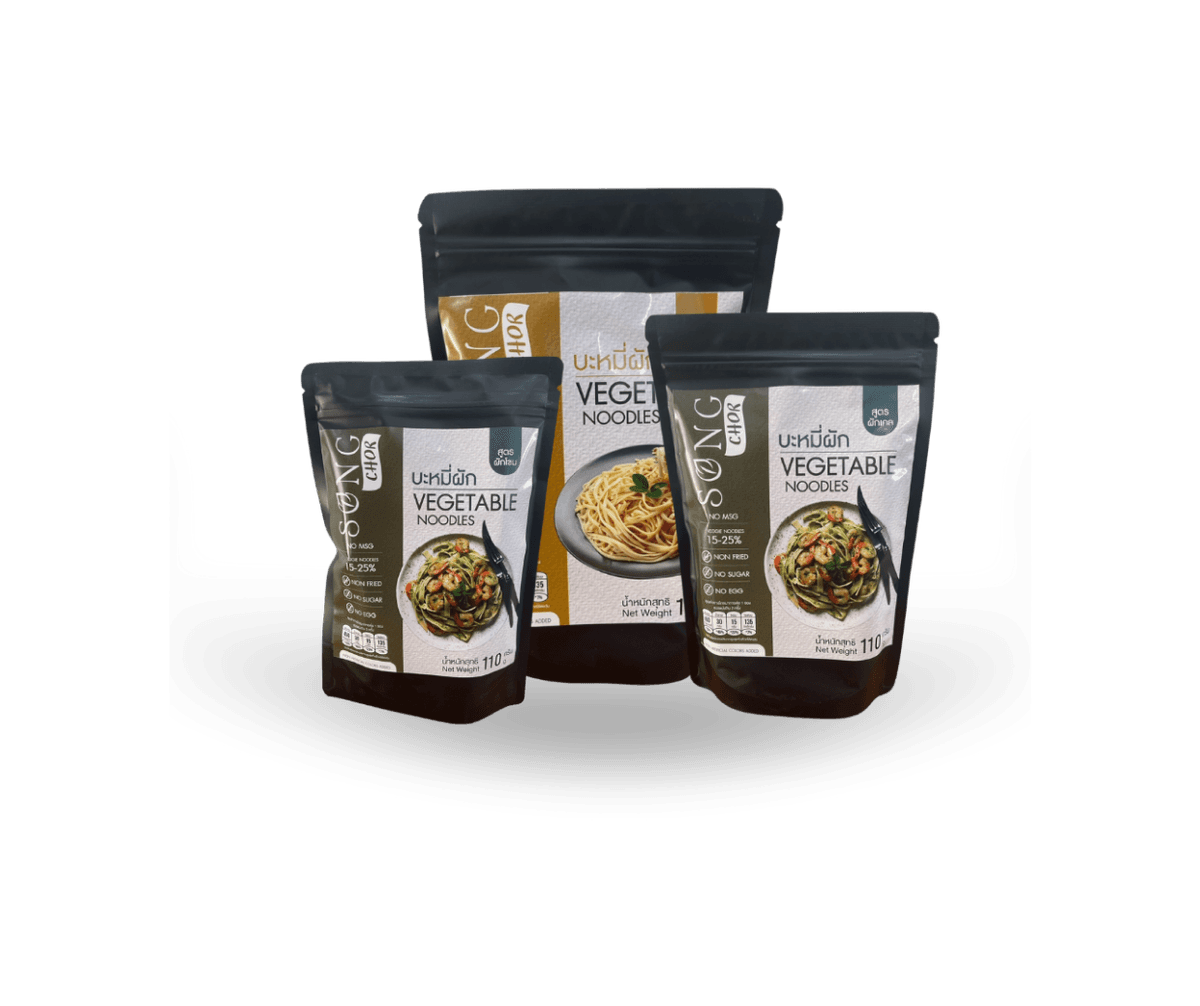 บะหมี่ผักสองช่อ สูตรดั้งเดิม